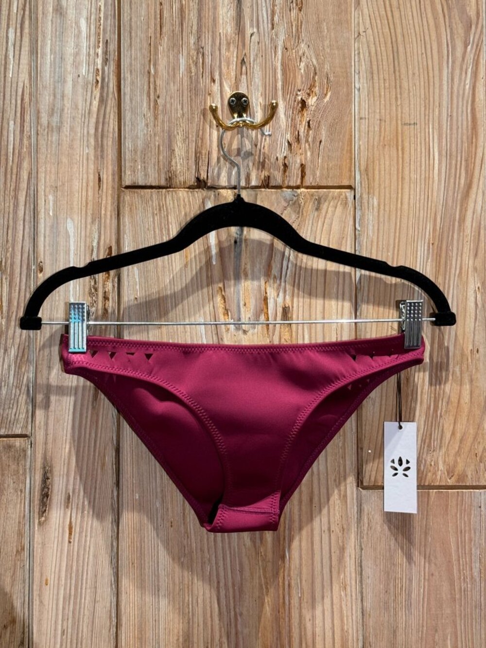 Gigi C Linda Bikini Bottom Small Berry Hue New With Tags Sexy & Stylish Swimwear